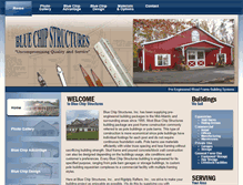 Tablet Screenshot of bluechipstructures.com